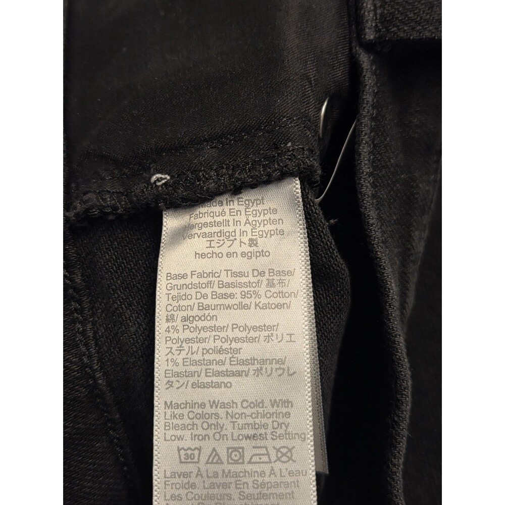 Madewell Stretch Flare Crop Jeans 26S Black High Rise NWT Comfort Denim Short - Picture 7 of 11
